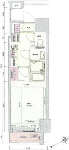 アイル銀座京橋壱番館 10階 間取り図