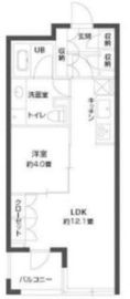 パークキューブ銀座イースト 306 間取り図