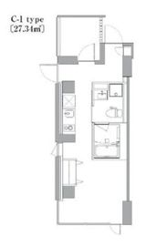 フラッツウッズ木場 1001 間取り図