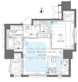 ZOOM錦糸町 6階 間取り図