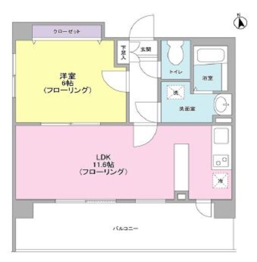 リバーレ秋葉原 802 間取り図
