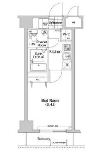 コンフォリア木場公園 206 間取り図