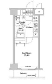 コンフォリア木場公園 206 間取り図