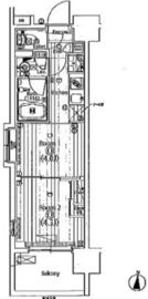 ガーラ・アヴェニュー木場 7階 間取り図