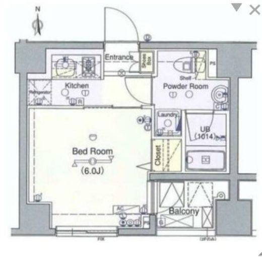 ブライズ高田馬場 3階 間取り図