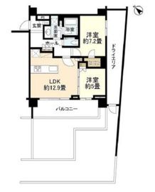 ブランズ文京小日向レジデンス 1階 間取り図