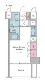 レジディア品川 302 間取り図