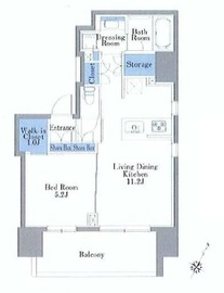 プライムメゾン神保町 905 間取り図