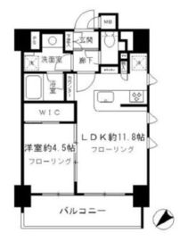 パークリュクス日本橋小網町mono 3階 間取り図
