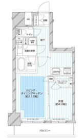 アデニウム新橋 10階 間取り図