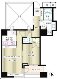 グランスイート虎ノ門 11階 間取り図