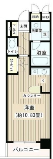 ノナプレイス渋谷神山町 301 間取り図