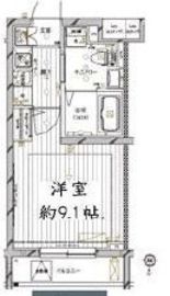 レガリス新中野アンベリール 104 間取り図