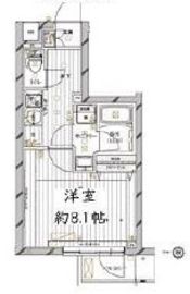 レガリス新中野アンベリール 304 間取り図