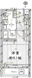 レガリス新中野アンベリール 207 間取り図