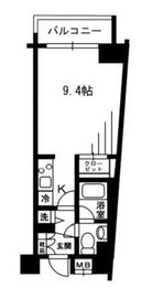 レジディア荻窪 205 間取り図