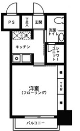 Totsu Residence Shiba (東通レジデンス芝) 607 間取り図