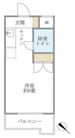 セゾン代官山 607 間取り図