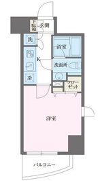 アジールコート西新宿 603 間取り図