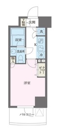 アジールコート西新宿 702 間取り図