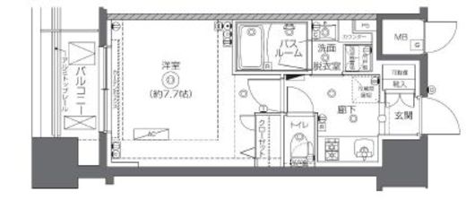 ZOOM秋葉原スクエア 5階 間取り図