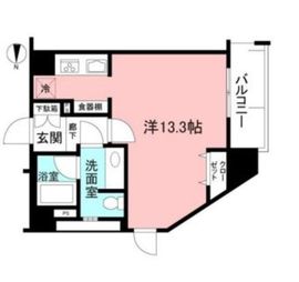 アルファニッシュ白金高輪 7階 間取り図