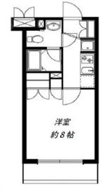 グラシア恵比寿 304 間取り図