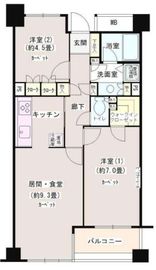 目黒本町パークホームズ 4階 間取り図