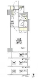 オルサス西日暮里 203 間取り図