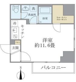 ヒューマンハイム新御徒町 301 間取り図