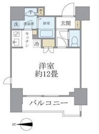 ヒューマンハイム新御徒町 802 間取り図