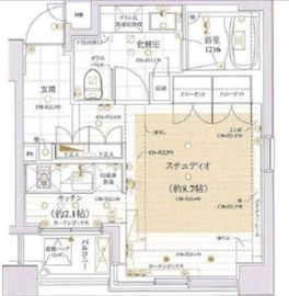 グラーサ三番町 5階 間取り図