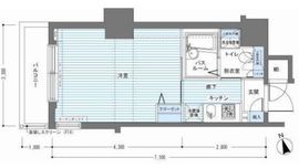 レジディア銀座東 505 間取り図