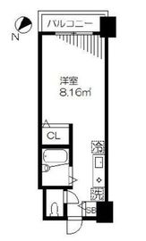 シティタワー武蔵小山 8階 間取り図