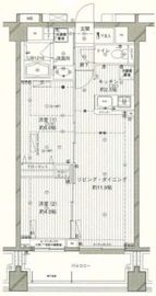 コスモリード西馬込 104 間取り図