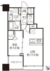 シティタワー武蔵小山 6階 間取り図