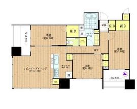 シティタワー大井町 13階 間取り図