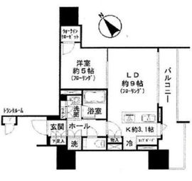 ブランズ愛宕虎ノ門 3階 間取り図