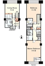 品川プリンスレジデンス 912 間取り図