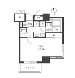 木場レジデンス壱番館 501 間取り図