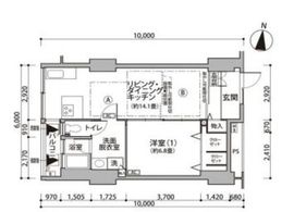 東雲キャナルコートCODAN 12-703 間取り図