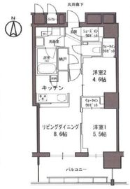 文京ガーデン・ザ・サウス 13階 間取り図