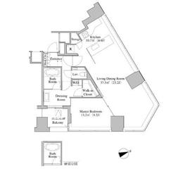 ラ・トゥール新宿 1527 間取り図