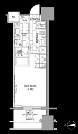 パークハビオ平河町 303 間取り図