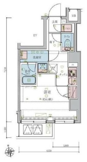リヴシティ飯田橋 3階 間取り図