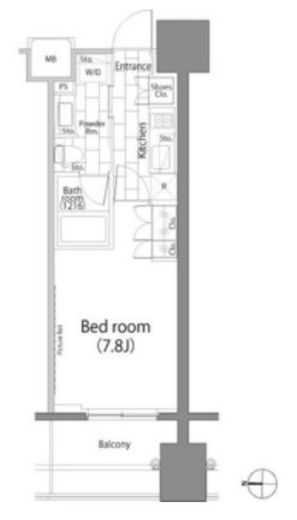 パークハビオ平河町 903 間取り図