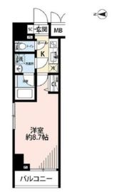 プレール・ドゥーク文京湯島 9階 間取り図