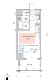 アーバネックス深川木場 706 間取り図