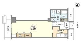 トルナーレ日本橋浜町 37階 間取り図