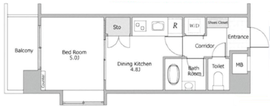 シティスクエア恵比寿 7階 間取り図